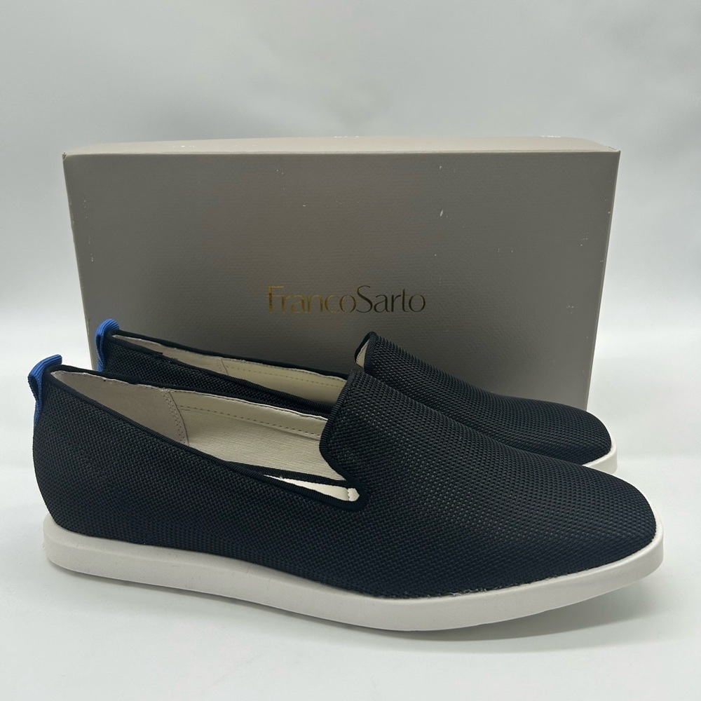 Franco Sarto Women’s Black Mesh Slip-On Sneakers Size 11M New With Box - Picture 11 of 12